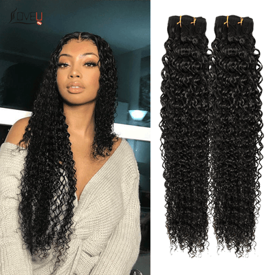 2 bundles jerry curly hair