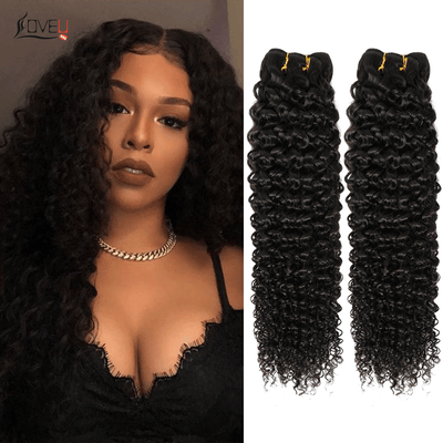 2 bundles jerry curly hair