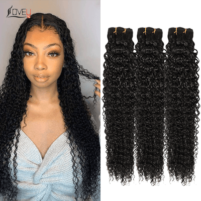 3 bundles jerry curly hair