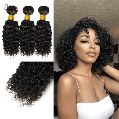 3 bundles kinky curly hair