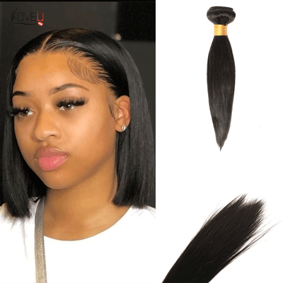 1bundle straight hair